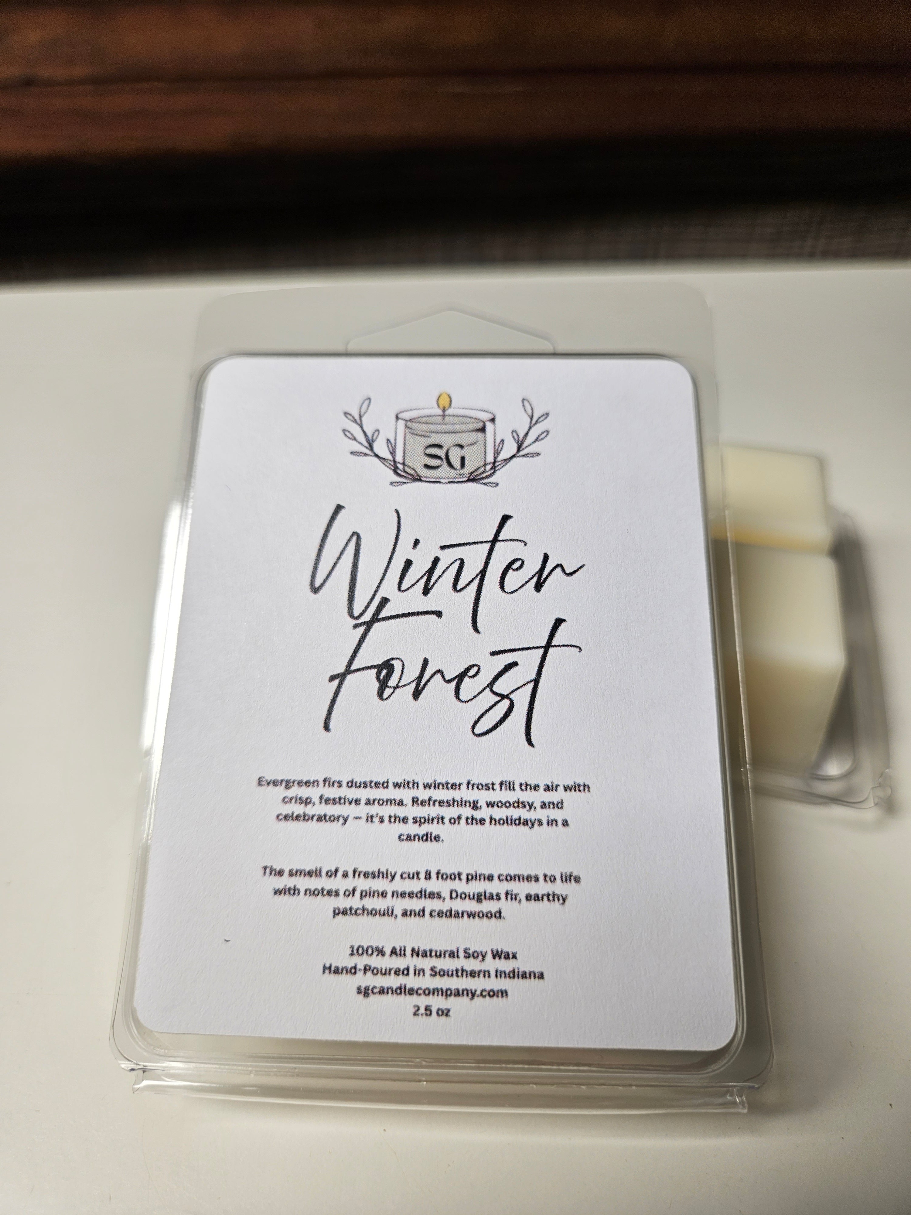 Winter Forest 2.5 oz Wax Melts - 6 cubes