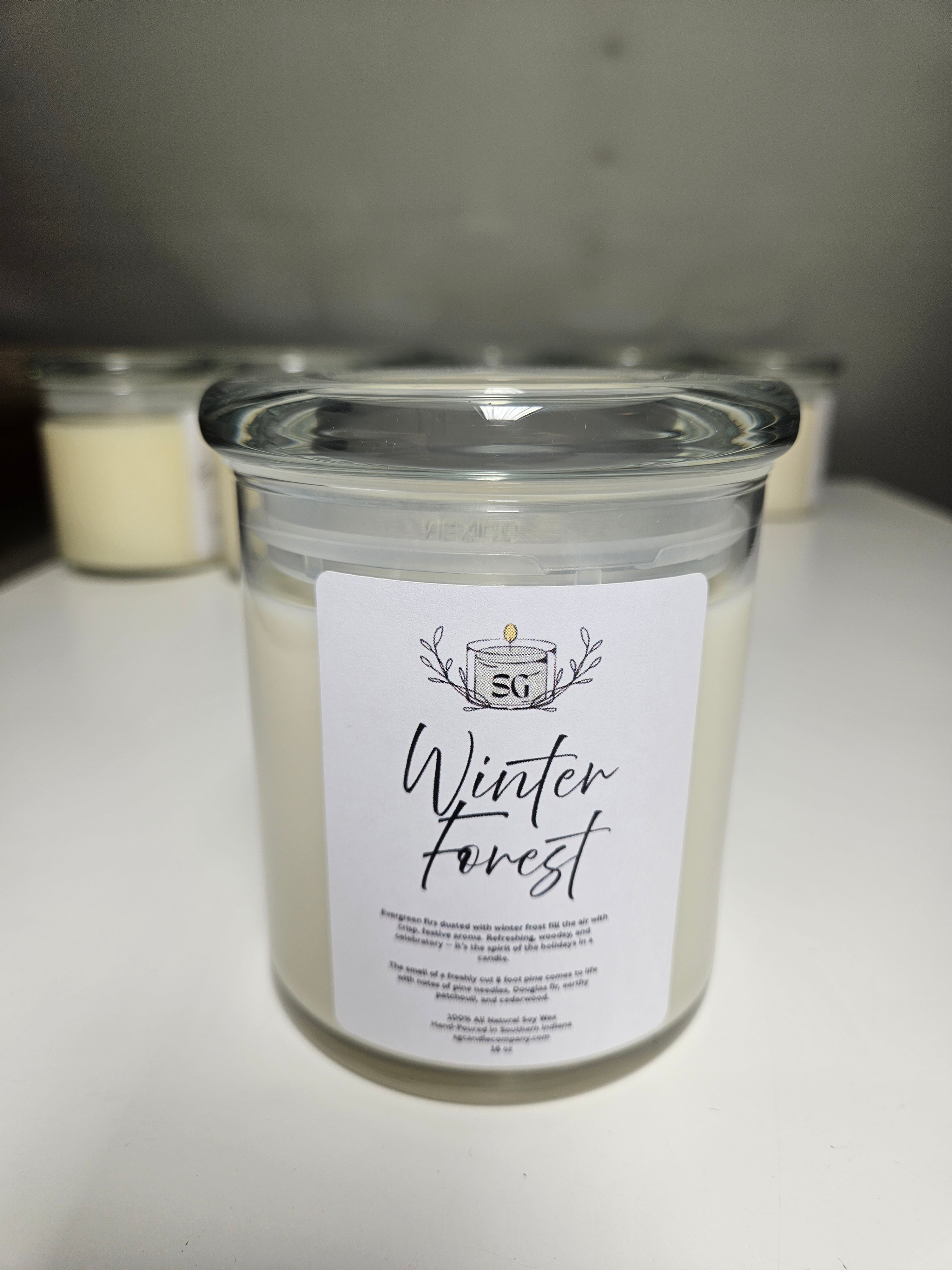 Winter Forest 16 oz Soy Candle