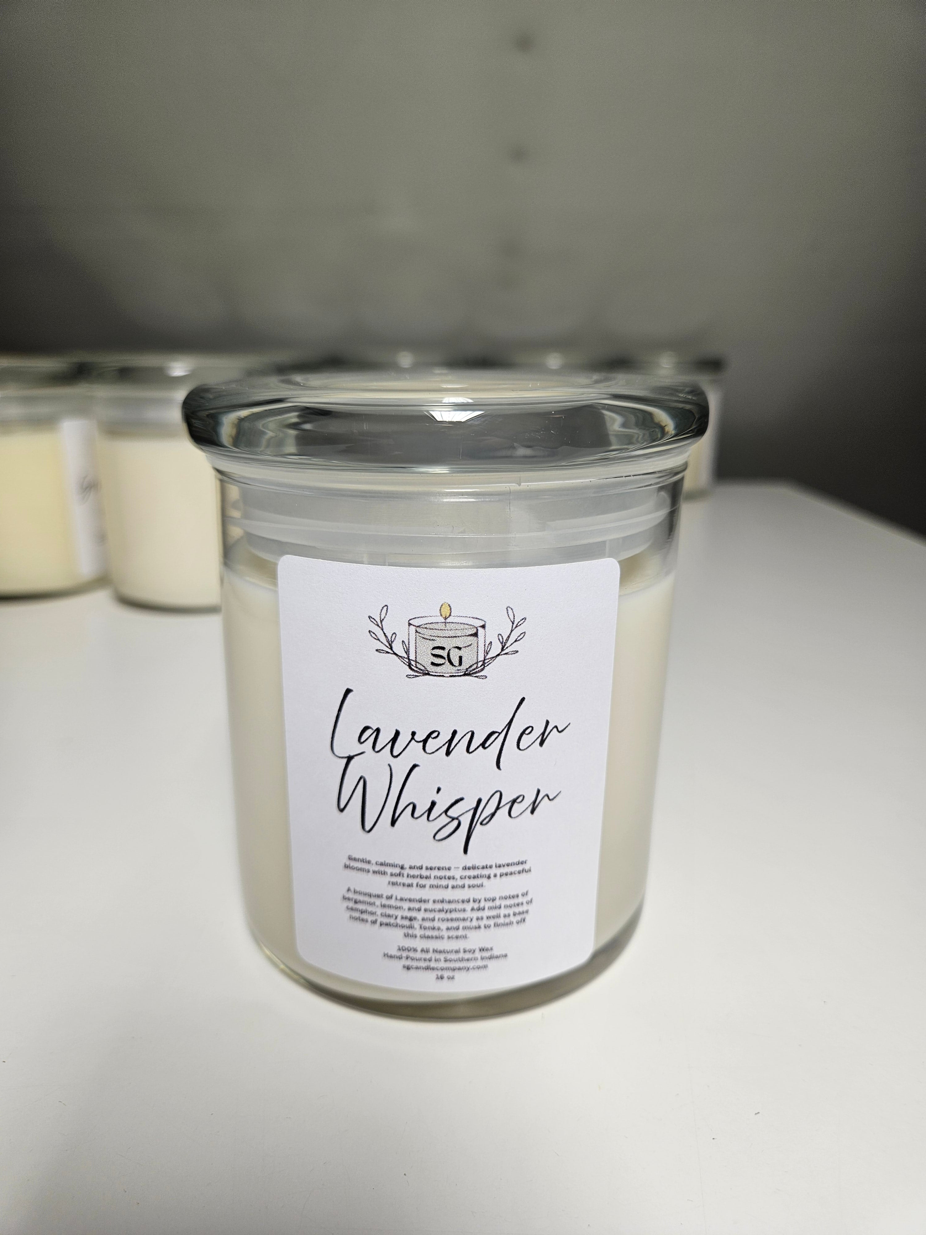 Lavender Whisper 16 oz Soy Candle