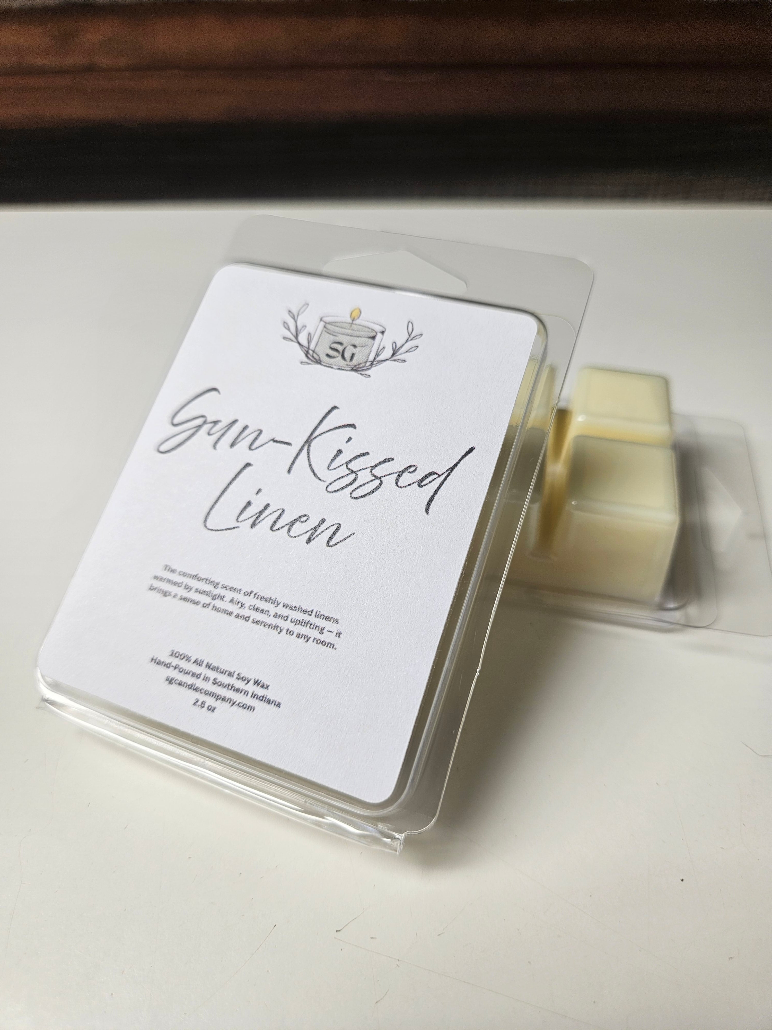 Sun-Kissed Linen 2.5 oz Wax Melts - 6 cubes